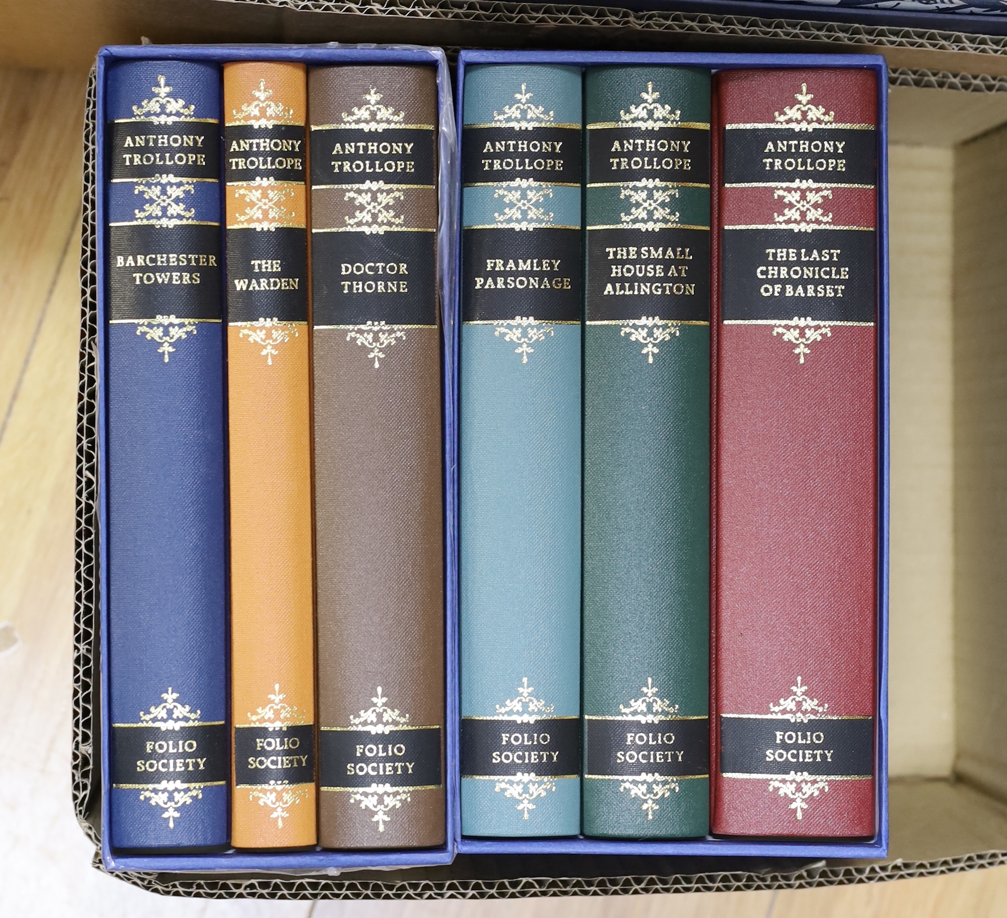 Folio Society - A Miscellany collection, boxed or slipcased including, six works by Anthony Trollope, Brief Lives by John Aubrey and Englands Constable (21)